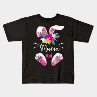 Bunny Mama Easter Day Rabbit Eggs Awesome Kids T-Shirt